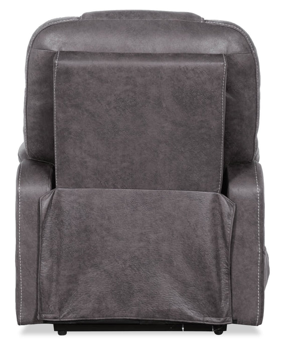 Landon 34\" Microfibre Power Lift Reclining Chair - Grey