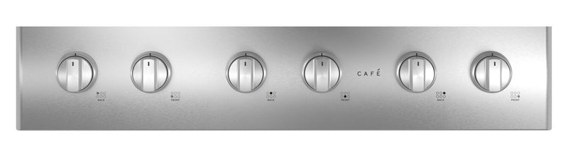 Cafe 36\" 6-Element Gas Cooktop - Stainless - CGU366P2TS1