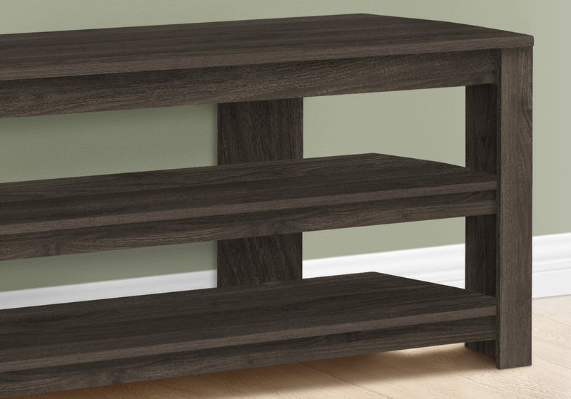 Matias 42\" Modern TV Stand with Storage and Cable Management for TVs up to 45\"- Dark Brown