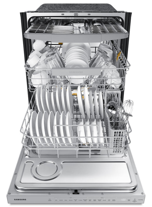 Samsung 24\" 44 dBA Built-In Top-Control Dishwasher with 3rd Rack - DW80B6060US/AC