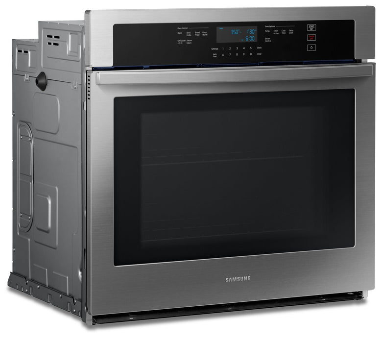 Samsung 30\" 5.1 Cu. Ft. Electric Wall Oven with Digital Touch Controls with Wi-Fi - Stainless Steel - NV51T5512SS/AC