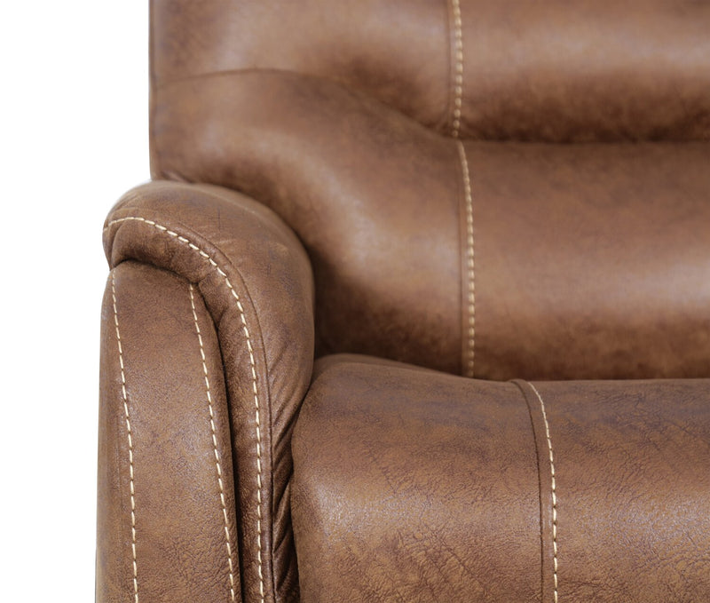 Landon 34\" Microfibre Power Lift Reclining Chair - Brown