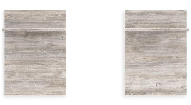 Zen Pier Bed with Headboard, Frame, Nightstands & Piers, USB, LED, Light Grey - Queen Size