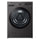 ["LG 5.8 Cu. Ft. Smart Front-Load High-Efficiency Steam Washer - Black Steel - Stackable - WM6500HBA"]