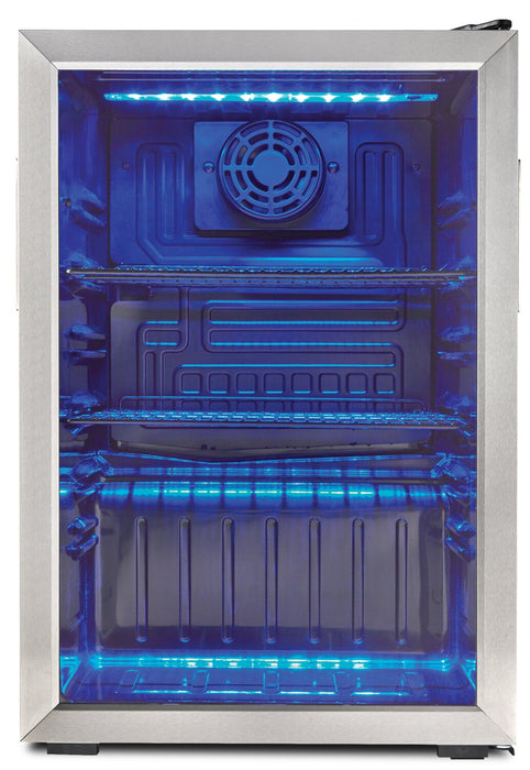 Danby 17.5\" 2.6 Cu. Ft. Single-Door Beverage Centre - Stainless Steel - DBC026A1BSSDB