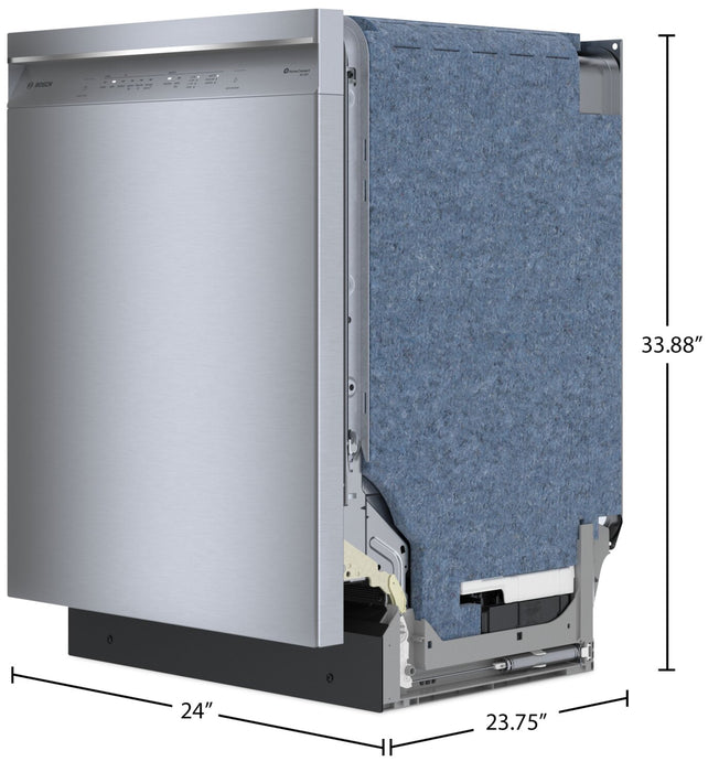 Bosch 300 Series Smart Dishwasher with PureDry® and Third Rack - SHE53C85N