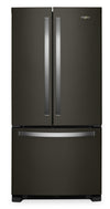 Whirlpool 33\" 22 Cu. Ft. Bottom-Mount Refrigerator - Black Stainless - WRFF5333PV