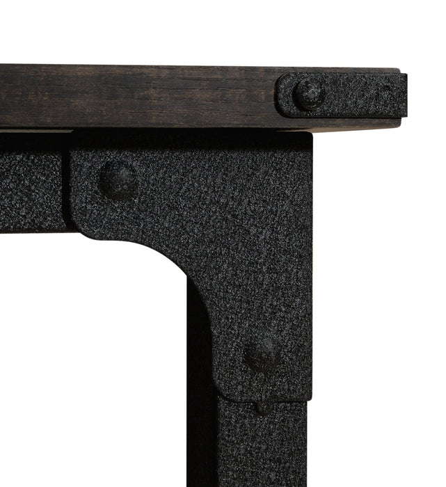 Lewis 47.78\" Office Desk with 2-Drawers - Carbon Oak 