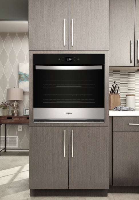 Whirlpool 30\" 5 Cu. Ft. Electric Single Wall Oven with Air Fry - Fingerprint Resistant Stainless Steel - WOES5030LZ
