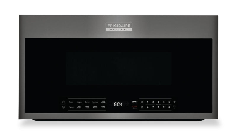 Frigidaire Gallery 1.9 Cu. Ft. Over-the-Range Microwave with Sensor Cook and Effortless Clean™ Interior - Smudge-Proof® Black Stainless Steel - GMOS1964AD