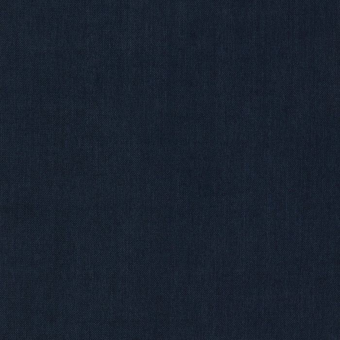 Eclipse Modular 6-Piece Linen-Look Fabric Sectional with Ottomans and Reversible Feather Down Cushions - Navy Blue