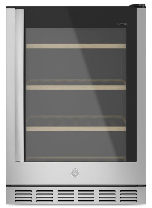 Profile 24\" 5.1 Cu. Ft. Beverage Centre Refrigerator - Stainless - PVS06BSPSS