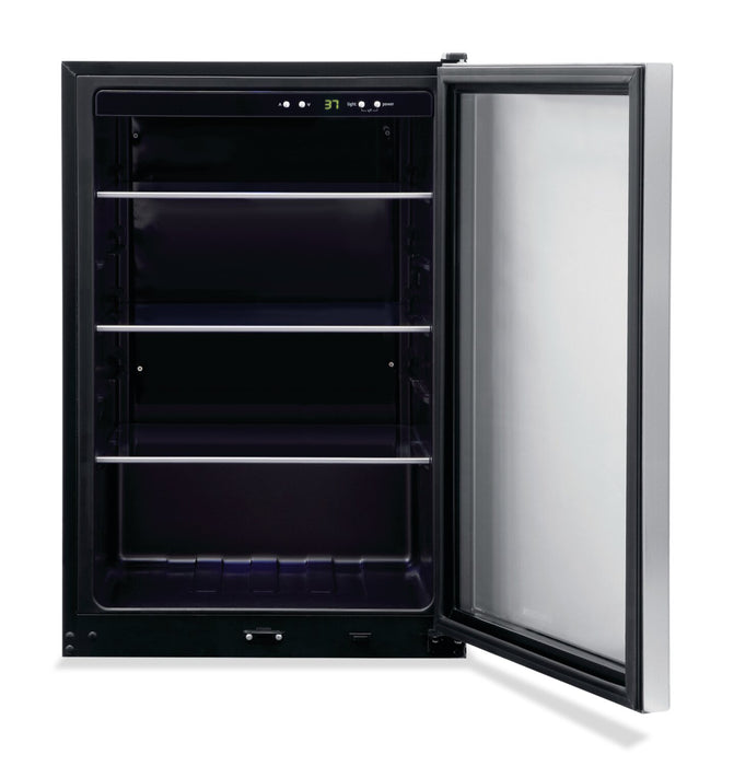 Frigidaire 21.5\" 4.6 Cu. Ft. 138 12 oz. Can Capacity Beverage Centre Refrigerator - Stainless Steel - FRYB4623AS