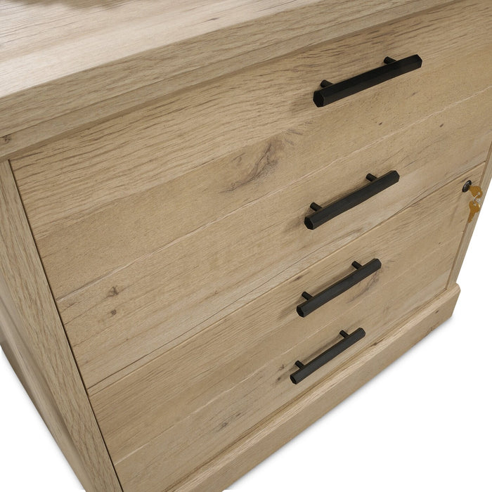 Akira 31.26 2-Drawer Filing Cabinet - Prime Oak