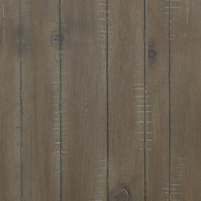 Winston 22\" Rustic End Table with Storage and Shelf - Light Brown with Driftwood Finish