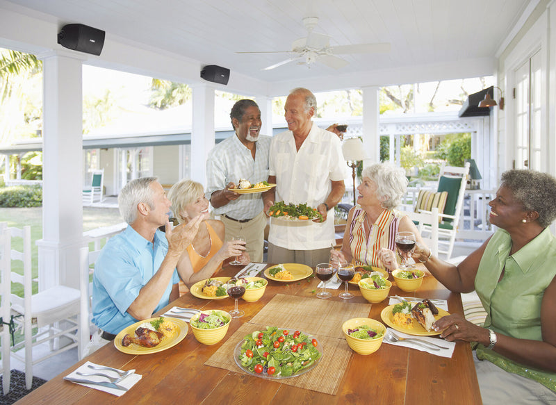 Yamaha NS-AW194 Black Outdoor Speakers - Set of 2