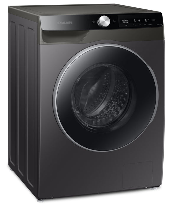 Samsung 24\" 2.9 Cu. Ft. Front-Load Steam Washer - Grey - Stackable - WW25B6900AX/AC