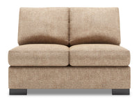 Sofa Lab Track Armless Loveseat - Luxury Taupe 