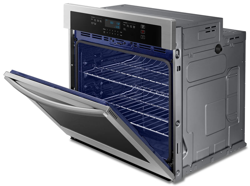 Samsung 30\" 5.1 Cu. Ft. Electric Wall Oven with Digital Touch Controls with Wi-Fi - Stainless Steel - NV51T5512SS/AC