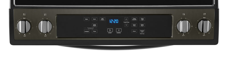 Whirlpool 4.8 Cu. Ft. Electric Range with Self-Clean - Black Stainless - YWEE515S0LV