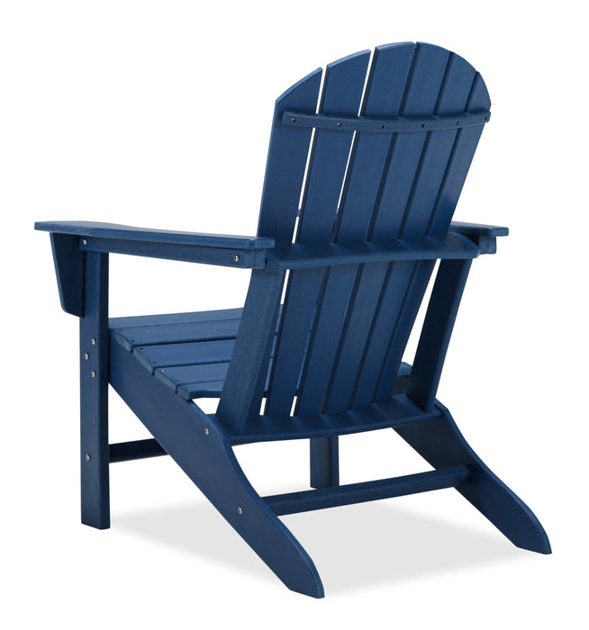 Bask Outdoor Patio Adriondack Chair - High Density Plastic, UV & Weather Resistant - Blue