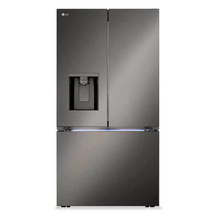 LG 36\" 26 Cu. Ft. French-Door Counter-Depth MAX™ Refrigerator - Smudge Proof Black Stainless Steel - LRYXC2606D