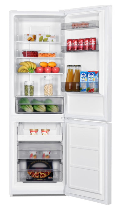 Danby 23.7\" 10.3 Cu. Ft. Bottom-Mount Refrigerator - White - DBMF100B1WDB