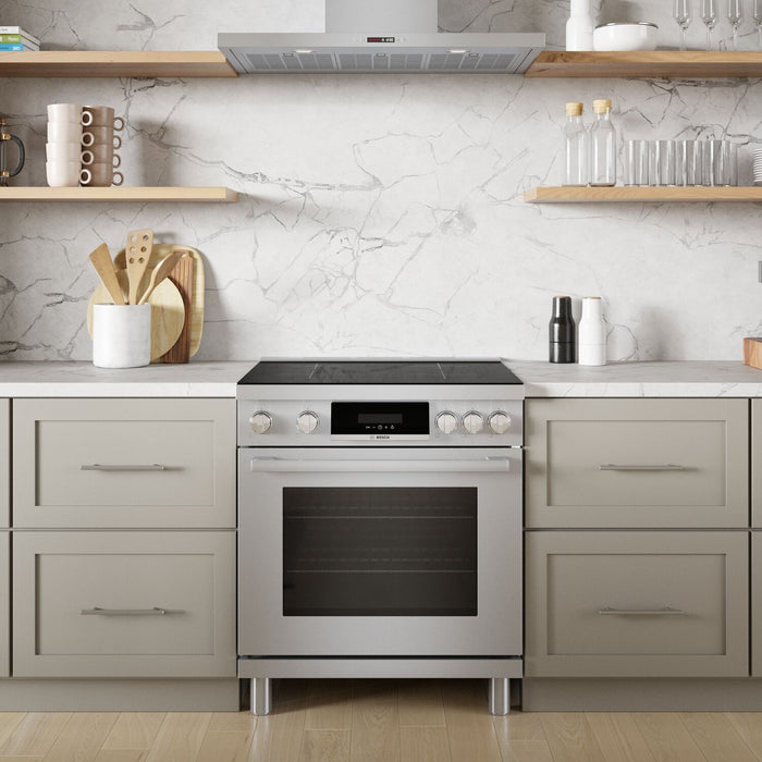 Bosch 800 Series 3.9 Cu. Ft. Electric Induction Range - HIS8055C