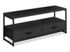 Corban 48\" Modern TV Stand with Storage and Cable Management for TVs up to 55\"- Black