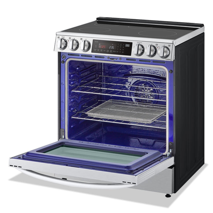 LG 6.3 Cu. Ft. Smart Induction Range with Instaview & Air Fry - Smudge Proof Stainless Steel - LSIL6336F