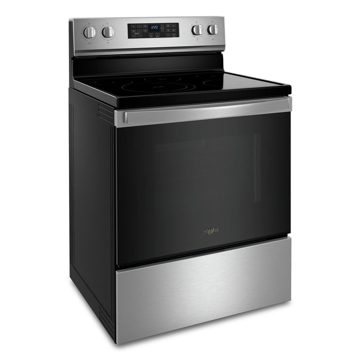 Whirlpool 5.3 Cu. Ft. Electric Range with Air Fry and Self-Clean - Fingerprint Resistant Stainless Steel - YWFE550S0LZ