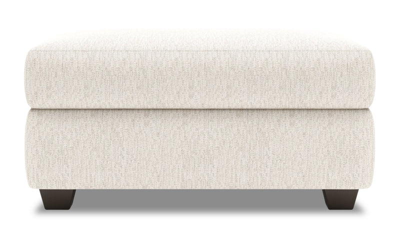 Made in Canada Customizable Sofa Lab The Trunk 39\" Chenille Fabric Storage Ottoman - Luxury Sand Beige