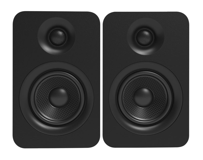 Kanto YU Passive 4\" Bookshelf Speakers with 1\" Silk Dome Tweeter - Black