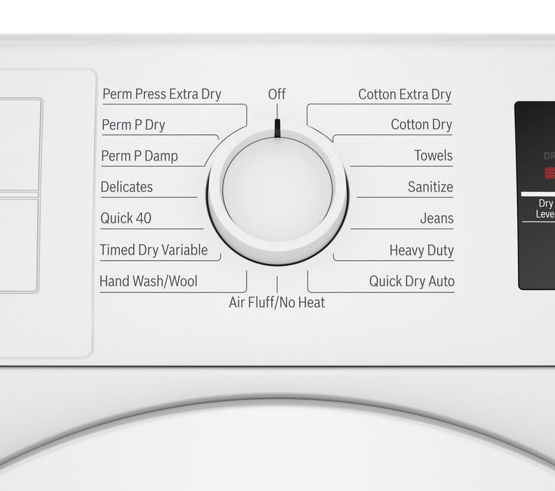 Bosch 300 Series 2.2 Cu. Ft. Front-Load Washer and 4 Cu. Ft. Condensation Dryer 