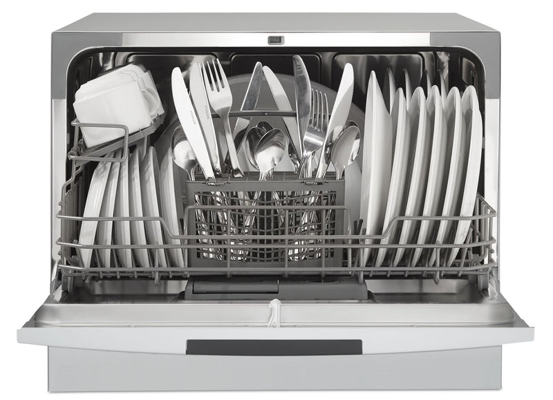 Danby 21.7\" 54 dBA  Front-Control Dishwasher - Silver - DDW631SDB