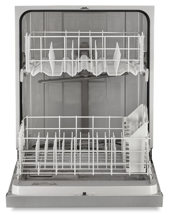 Whirlpool 24\" 57 dBA Built-In Front-Control Dishwasher - Stainless Steel - WDF341PAPM