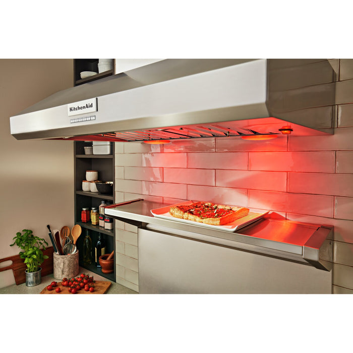 KitchenAid® 36\" Commercial-Style Wall-Mount Canopy Range Hood - KVWC956KSS