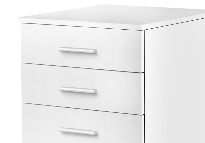 Clayton 15.75\" 3-Drawer Filing Cabinet - White