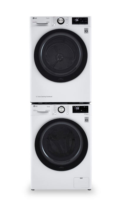 LG 2.6 Cu. Ft. Smart Front-Load Washer and 4.2 Cu. Ft. Smart Heat Pump Dryer