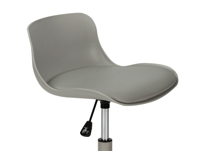 Letty 18.5\" Compact Office Chair with Low Back - Grey