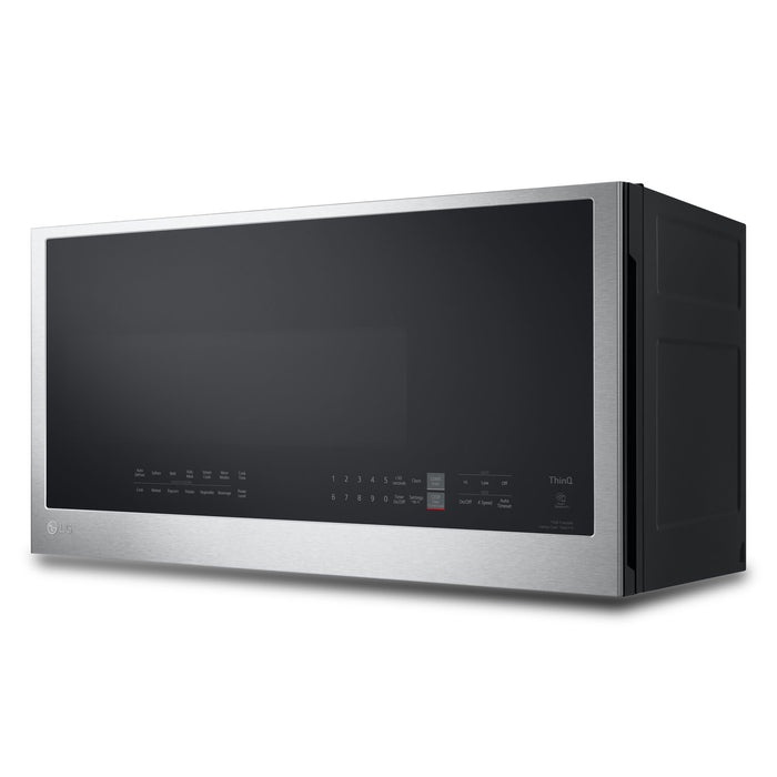 LG 2 Cu. Ft. Over-the-Range Microwave with EasyClean® and Sensor Cooking - Smudge Proof Stainless Steel - MVEL2033F