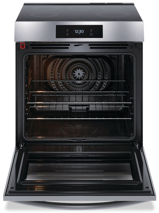 Frigidaire Gallery 6.2 Cu. Ft. Induction Range With Total Convection and Easy-to-Clean Cooktop - Smudge-Proof® Stainless Steel - GCFI306CBF