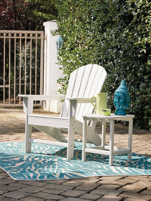 Bask Outdoor Patio Adriondack Chair - High Density Plastic, UV & Weather Resistant - White