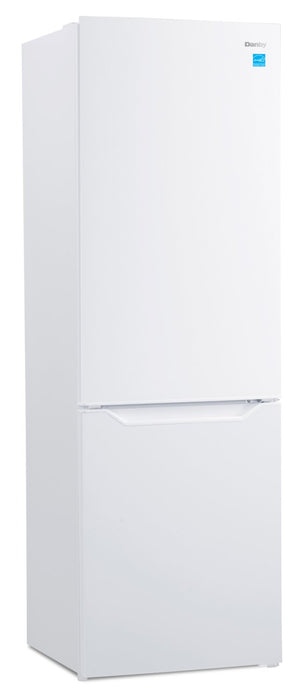 Danby 23.7\" 10.3 Cu. Ft. Bottom-Mount Refrigerator - White - DBMF100B1WDB