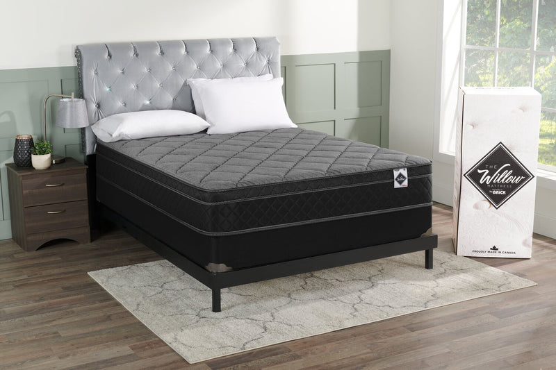Springwall Aspen Eurotop Low-Profile Queen Mattress-in-a-Box Set