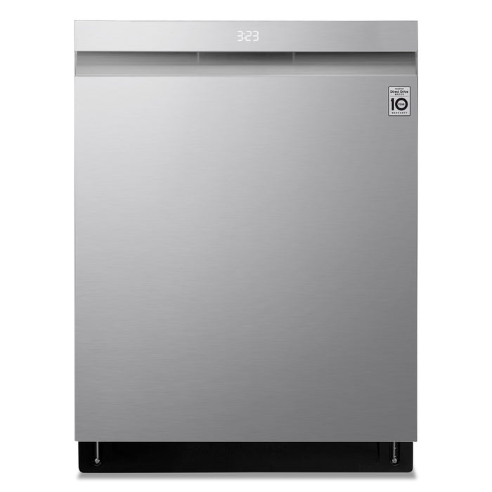 LG 24\" 44 dBA Built-In Top-Control Smart Dishwasher with QuadWash®Pro  - Smudge Proof Stainless Steel - LDPS6762S