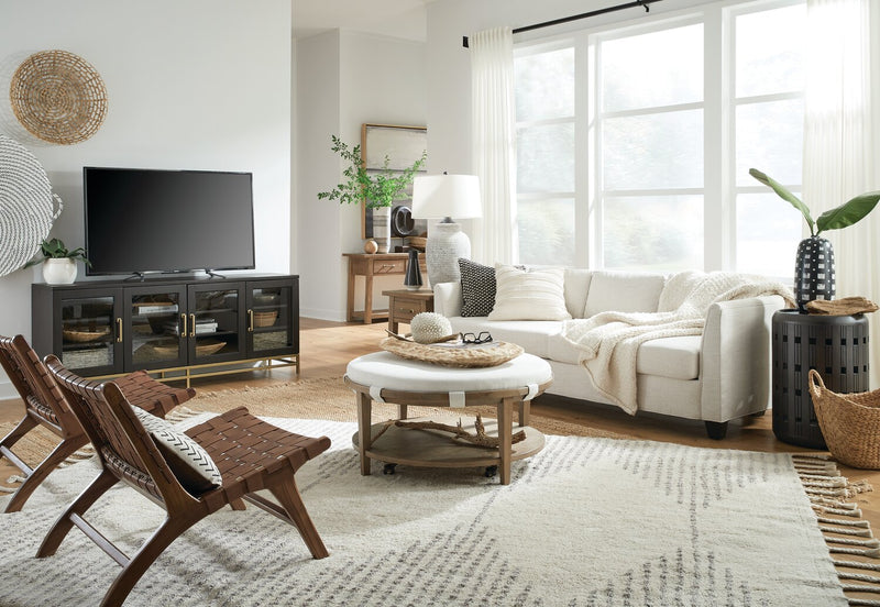 Rhett 18\" Modern Round End Table - Dark Espresso Brown Oak