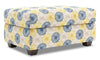 Made in Canada Customizable Sofa Lab The Trunk 39\" Fabric Storage Ottoman  Sunshine Multicolour