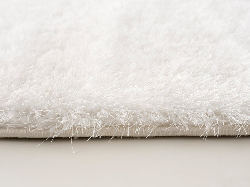 Harlow White Shag Area Rug - 7'9\" x 9'5\"