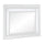 ["Max Bedroom Dresser Mirror with LED Light, Glam - White"]